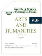 Arts AND Humanities: Artahum