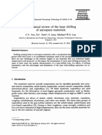 A Technical Review of The Laser Drilling of Aerospace Materials