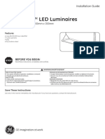 Lumination LED Luminaires Suspended 1200mmx300mm Installation Guide EN tcm181-26421