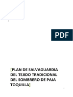 Plan de Salvaguardia Toquilla Nuevo 24 Julio 2014