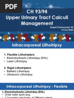 CH 93 + 94 Upper Tract Stone Management