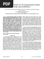 Performance Study of Lte Experimental Testbed Using Openairinterface