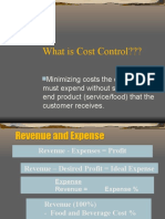 A Cost Control Overview