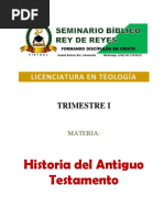 Historia Del Antiguo Testamento