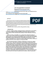 Enseñanza de Las Matemáticas A Través de Las Situaciones Didácticas en