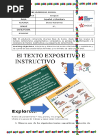 Guía Texto Expositivo e Instructivo