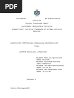 Ensayo Clasificación Internacional Normalizada de La Educación