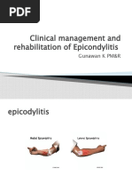 Clinical Management and Rehabilitation of Epicondylitis