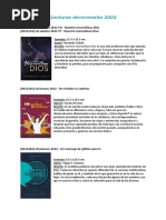 Lecturas Devocionales 2022