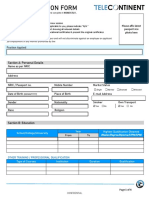 TC Job Application Form - 2020 2