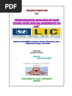 Project Report ON "Performance Analysis of Ulip Funds With Special Reference To Lic"