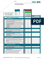 Audit Report VDA 6.3 Potential Analysis: Findings Question According VDA 6.3 Questionnaire 0 0