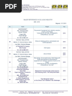 Major References in Oil & Gas Industry