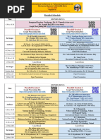 Detailed Schedule: Parallel Session 1 Parallel Session 2