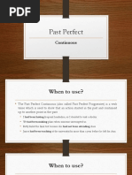 Presentation Past Perfect Continuous