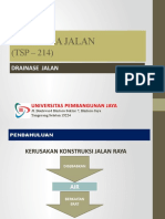 Slide CIV 313 Pertemuan 6 Drainase Jalan