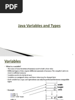 Java Variables and Types