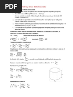 Calculo Diámetro y Numero de Mazarotas