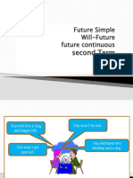 Future Simple Will-Future Future Continuous: Second Term