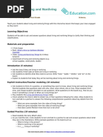 Identifying Living and Nonliving Things: Learning Objectives