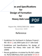 Earth Work Guide Lines As Per GE 0014 in Indian Railways