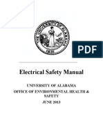 Electrical Safety Manual: University of Alabama Office of Environmental Health & Safety JUNE 2013