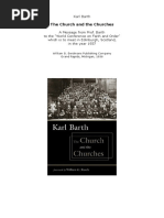 Barth, Karl - The Church and The Churches