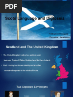 Scots Language and Diglossia:: Natthaphon Chivinpipat: Punyaphat Kanajapong