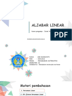 Aljabar Linear