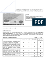 2ndQEng10 - Performance Task With Rubrics