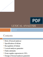 Unit II - Lexical Analysis-20-1-2021