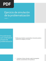 Ejercicio de Problematización