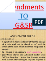 G&SR Amendment Slips 16 To 37