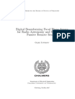 Digital Beamforming Focal Plane Arrays For Radio Astronomy and Space-Borne Passive Remote Sensing