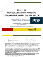 06 Tegangan Normal Dalam Balok