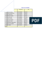 RPT Class Fee Defaulter