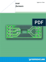 Design of Planar Power Transformers Ferritoxcube