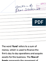 Fund Flow Statement - Nature, Preparation, Analysis