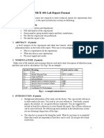 MCE 481 Lab Report Format