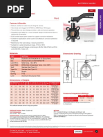 Semi-Lugged Lever Operated Butterfly Valves PN16: Features & Benefits