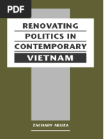 Renovating Politics in Contemporary Vietnam-Zachary Abuza-2001