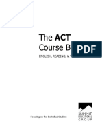 The Act Course Book: English, Reading, & Writing