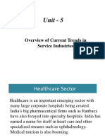 Unit - 5: Overview of Current Trends in Service Industries