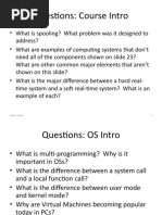 CS 431 Exam Questions