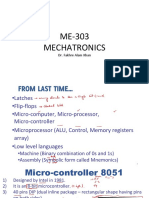 ME-303 Mechatronics: Dr. Fakhre Alam Khan