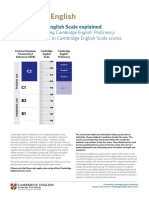 Cambridge English Proficiency (CPE) Test Scores