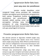 Prosedur Pengoperasian Boiler Batu Bara