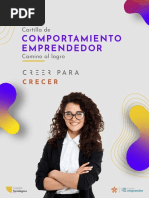 Cartilla de Comportamiento Emprendedor