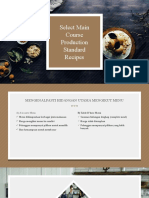 Slide Main Course (Select Main Course Production Standard Recipes)