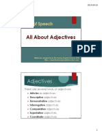 Parts of Speech - Adjectives